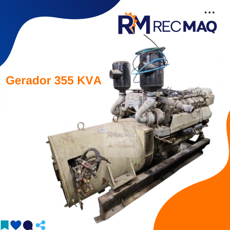 Gerador MWM 355 Kva