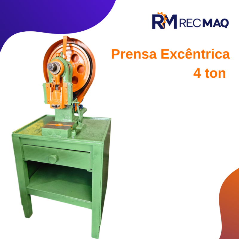 Prensa Excentrica 4 ton c/ bancada